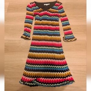 Trinia Turk - Rainbow Bright Striped Dress - Size 6